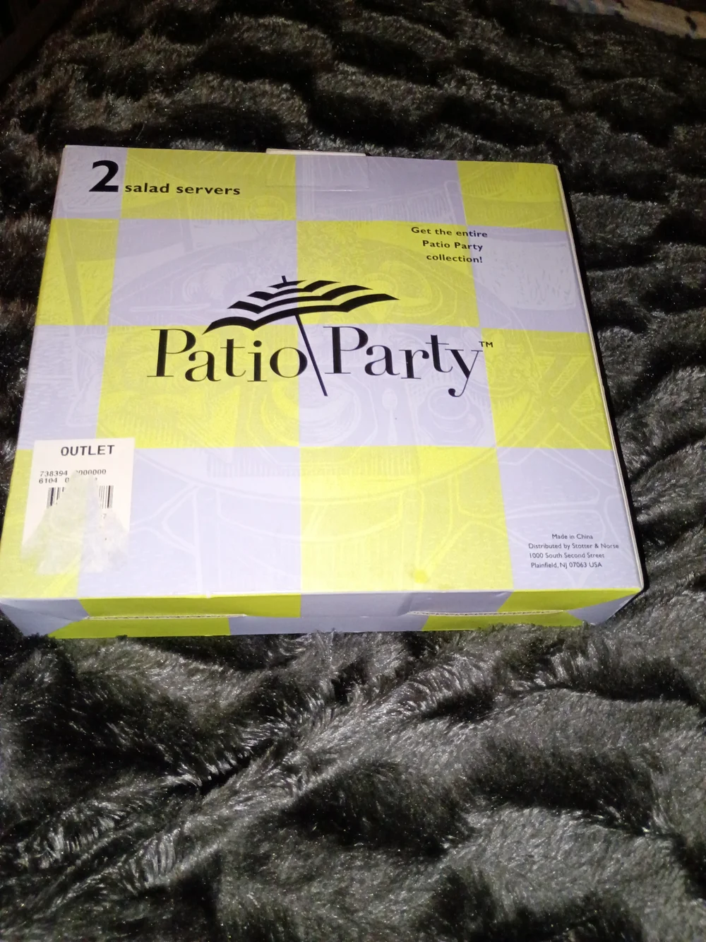 Yellow Salad Servers - Set of 2 New In Box. OBO